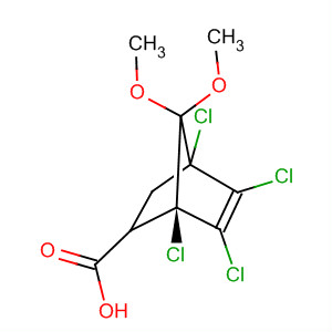 64145-42-2  Bicyclo[2.2.1]hept-5-ene-2-carboxylic acid,1,4,5,6-tetrachloro-7,7-dimethoxy-, endo-