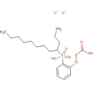 64148-45-4  Acetic acid, (4-dodecylsulfophenoxy)-, dipotassium salt