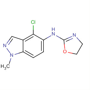 64166-35-4  1H-Indazol-5-amine, 4-chloro-N-(4,5-dihydro-2-oxazolyl)-1-methyl-