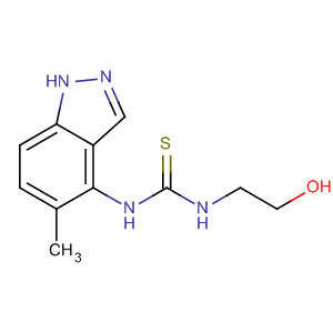 64166-97-8  Thiourea, N-(2-hydroxyethyl)-N'-(5-methyl-1H-indazol-4-yl)-