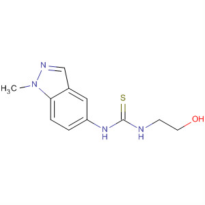 64167-01-7  Thiourea, N-(2-hydroxyethyl)-N'-(1-methyl-1H-indazol-5-yl)-
