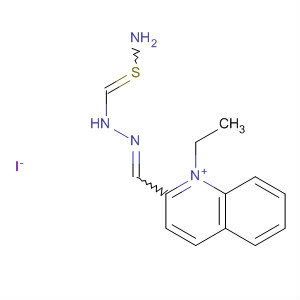 64170-22-5  Quinolinium, 2-[[(aminothioxomethyl)hydrazono]methyl]-1-ethyl-, iodide