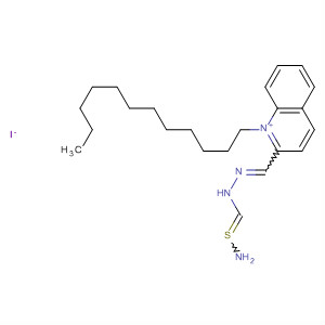 64170-25-8  Quinolinium, 2-[[(aminothioxomethyl)hydrazono]methyl]-1-dodecyl-,iodide