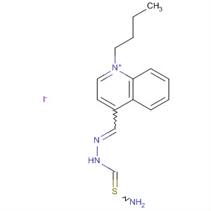 64170-28-1  Quinolinium, 4-[[(aminothioxomethyl)hydrazono]methyl]-1-butyl-, iodide