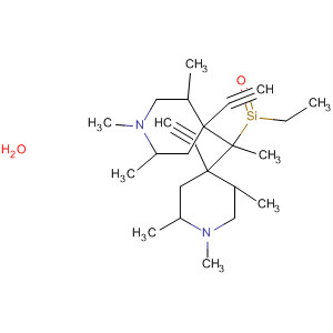 64176-16-5  Piperidine, 4,4'-[(diethylsilylene)bis(oxy)]bis[4-ethynyl-1,2,5-trimethyl-