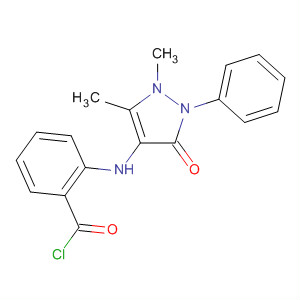 64180-29-6  Benzoyl chloride,2-[(2,3-dihydro-1,5-dimethyl-3-oxo-2-phenyl-1H-pyrazol-4-yl)amino]-