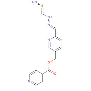 64189-87-3  4-Pyridinecarboxylic acid,[6-[[(aminothioxomethyl)hydrazono]methyl]-3-pyridinyl]methyl ester