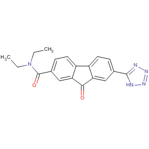 64191-43-1  9H-Fluorene-2-carboxamide, N,N-diethyl-9-oxo-7-(1H-tetrazol-5-yl)-