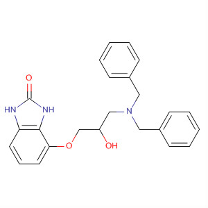 64208-93-1  2H-Benzimidazol-2-one,4-[3-[bis(phenylmethyl)amino]-2-hydroxypropoxy]-1,3-dihydro-