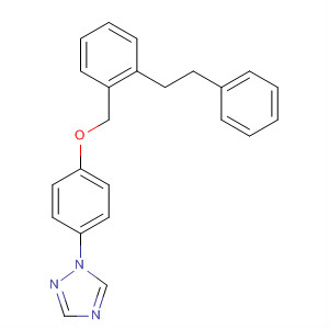 642088-82-2  1H-1,2,4-Triazole, 1-[4-[[2-(2-phenylethyl)phenyl]methoxy]phenyl]-