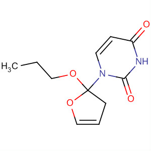 64219-98-3  2,4(1H,3H)-Pyrimidinedione, 1-(tetrahydro-2-propoxy-2-furanyl)-