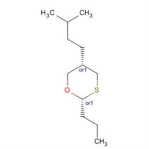 64226-07-9  1,3-Oxathiane, 5-(3-methylbutyl)-2-propyl-, cis-