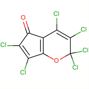 64230-36-0  Cyclopenta[b]pyran-5(2H)-one, 2,2,3,4,6,7-hexachloro-