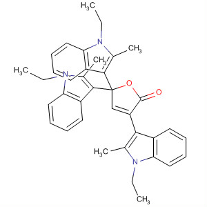 64232-32-2  2(5H)-Furanone, 3,5,5-tris(1-ethyl-2-methyl-1H-indol-3-yl)-