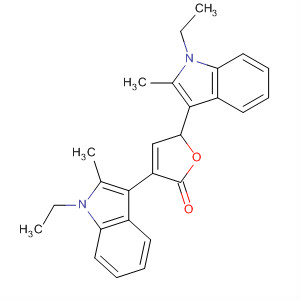 64232-35-5  2(5H)-Furanone, 3,5-bis(1-ethyl-2-methyl-1H-indol-3-yl)-