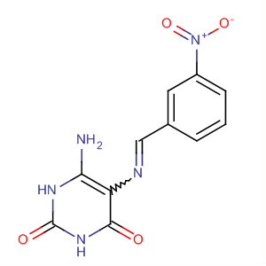64232-77-5  2,4(1H,3H)-Pyrimidinedione,6-amino-5-[[(3-nitrophenyl)methylene]amino]-