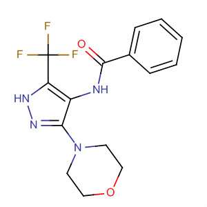 64242-34-8  Benzamide, N-[3-(4-morpholinyl)-5-(trifluoromethyl)-1H-pyrazol-4-yl]-