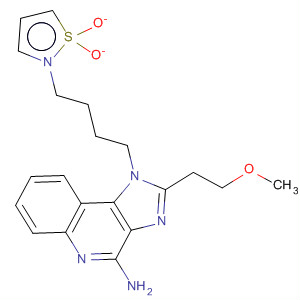 642473-60-7  1H-Imidazo[4,5-c]quinolin-4-amine,1-[4-(1,1-dioxido-2-isothiazolidinyl)butyl]-2-(2-methoxyethyl)-