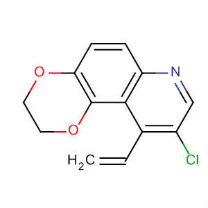 642478-18-0  1,4-Dioxino[2,3-f]quinoline, 9-chloro-10-ethenyl-2,3-dihydro-