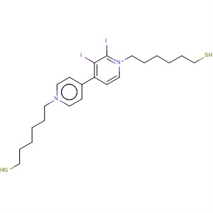642494-21-1  4,4'-Bipyridinium, 1,1'-bis(6-mercaptohexyl)-, diiodide