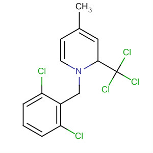 64250-60-8  Pyridine,1-[(2,6-dichlorophenyl)methyl]-1,2-dihydro-4-methyl-2-(trichloromethyl)-