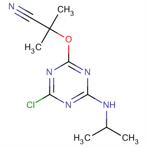 64263-08-7  Propanenitrile,2-[[4-chloro-6-[(1-methylethyl)amino]-1,3,5-triazin-2-yl]oxy]-2-methyl-