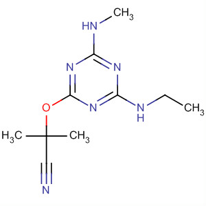 64263-14-5  Propanenitrile,2-[[4-(ethylamino)-6-(methylamino)-1,3,5-triazin-2-yl]oxy]-2-methyl-