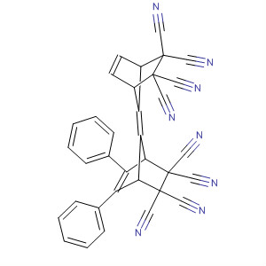64271-58-5  Bicyclo[2.2.1]hept-5-ene-2,2,3,3-tetracarbonitrile,5,6-diphenyl-7-(2,2,3,3-tetracyanobicyclo[2.2.1]hept-5-en-7-ylidene)-,(E)-