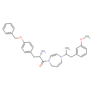 636605-02-2  1H-1,4-Diazepine,1-[(2S)-2-amino-1-oxo-3-[4-(phenylmethoxy)phenyl]propyl]hexahydro-4-[2-(3-methoxyphenyl)-1-methylethyl]-