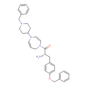 636605-12-4  1H-1,4-Diazepine,1-[(2S)-2-amino-1-oxo-3-[4-(phenylmethoxy)phenyl]propyl]hexahydro-4-[1-(phenylmethyl)-4-piperidinyl]-