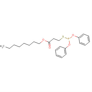 63671-74-9  Propanoic acid, 3-[(diphenoxyphosphino)thio]-, octyl ester