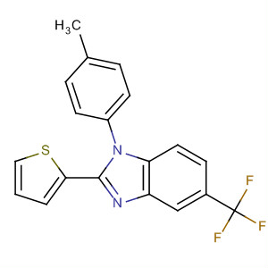 637041-81-7  1H-Benzimidazole, 1-(4-methylphenyl)-2-(2-thienyl)-5-(trifluoromethyl)- 637041-81-7  1H-Benzimidazole, 1-(4-methylphenyl)-2-(2-thienyl)-5-(trifluoromethyl)-
