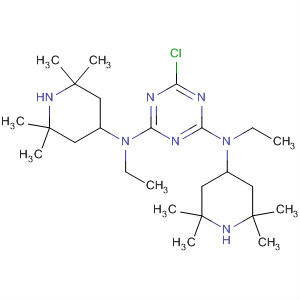 63738-27-2  1,3,5-Triazine-2,4-diamine,6-chloro-N,N'-diethyl-N,N'-bis(2,2,6,6-tetramethyl-4-piperidinyl)-