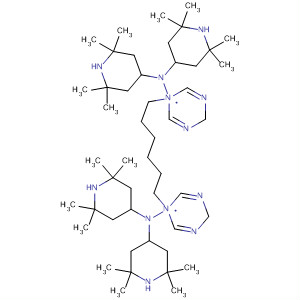 63738-31-8  1,3,5-Triazine-2,4,6-triamine,N,N'''-1,6-hexanediylbis[N',N''-bis(2,2,6,6-tetramethyl-4-piperidinyl)-