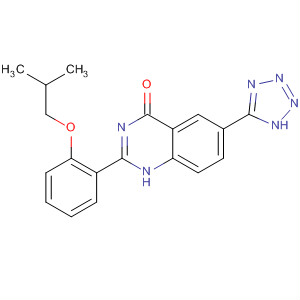 63746-42-9  4(1H)-Quinazolinone,2-[2-(2-methylpropoxy)phenyl]-6-(1H-tetrazol-5-yl)-