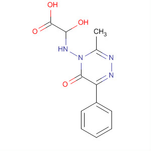 63760-86-1  Acetic acid,hydroxy[(3-methyl-5-oxo-6-phenyl-1,2,4-triazin-4(5H)-yl)amino]-