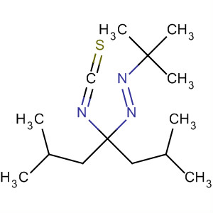 63806-00-8  Diazene,(1,1-dimethylethyl)[1-isothiocyanato-3-methyl-1-(2-methylpropyl)butyl]-