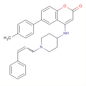 638194-46-4  2H-1-Benzopyran-2-one,6-(4-methylphenyl)-4-[[1-(3-phenyl-2-propenyl)-4-piperidinyl]amino]-
