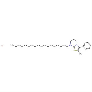 63821-07-8  5H-Thiazolo[3,2-a]pyrimidinium,6,7-dihydro-2-methyl-8-octadecyl-3-phenyl-, bromide