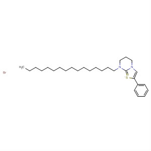 63821-11-4  5H-Thiazolo[3,2-a]pyrimidinium, 8-hexadecyl-6,7-dihydro-2-phenyl-,bromide