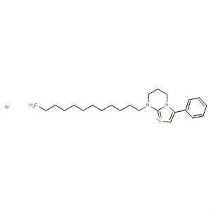 63821-13-6  5H-Thiazolo[3,2-a]pyrimidinium, 8-dodecyl-6,7-dihydro-3-phenyl-,bromide