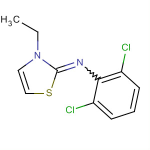 63823-96-1  Benzenamine, 2,6-dichloro-N-(3-ethyl-2(3H)-thiazolylidene)-