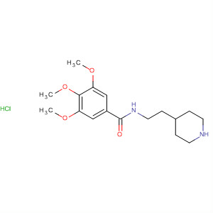 63824-96-4  Benzamide, 3,4,5-trimethoxy-N-[2-(4-piperidinyl)ethyl]-,monohydrochloride