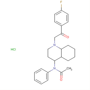 63825-73-0  Acetamide,N-[1-[2-(4-fluorophenyl)-2-oxoethyl]decahydro-4-quinolinyl]-N-phenyl-,monohydrochloride