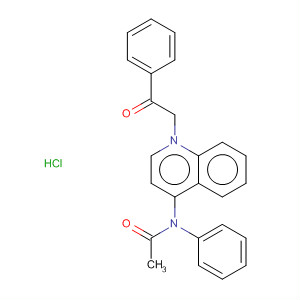 63825-75-2  Acetamide,N-[decahydro-1-(2-oxo-2-phenylethyl)-4-quinolinyl]-N-phenyl-,monohydrochloride