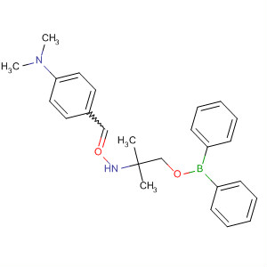 63830-16-0  Borinic acid, diphenyl-,2-[[[4-(dimethylamino)phenyl]methylene]oxidoamino]-2-methylpropylester