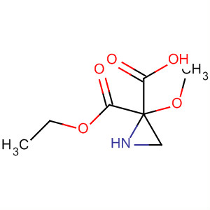 63859-04-1  2,2-Aziridinedicarboxylic acid, 1-methoxy-, monoethyl ester