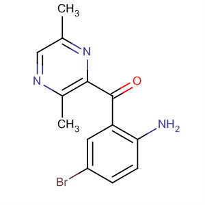 63860-39-9  Methanone, (2-amino-5-bromophenyl)(3,6-dimethylpyrazinyl)-