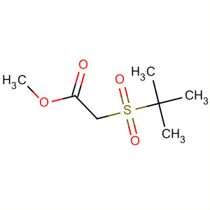 63864-29-9  Acetic acid, [(1,1-dimethylethyl)sulfonyl]-, methyl ester