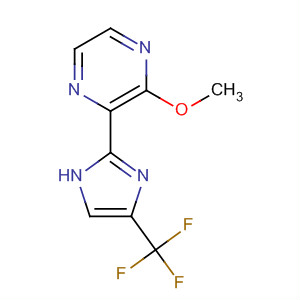 63874-89-5  Pyrazine, 2-methoxy-3-[4-(trifluoromethyl)-1H-imidazol-2-yl]-